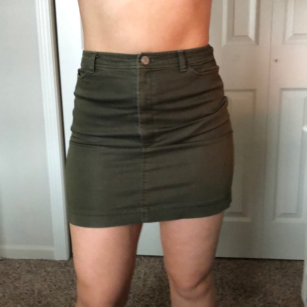 jean skirt